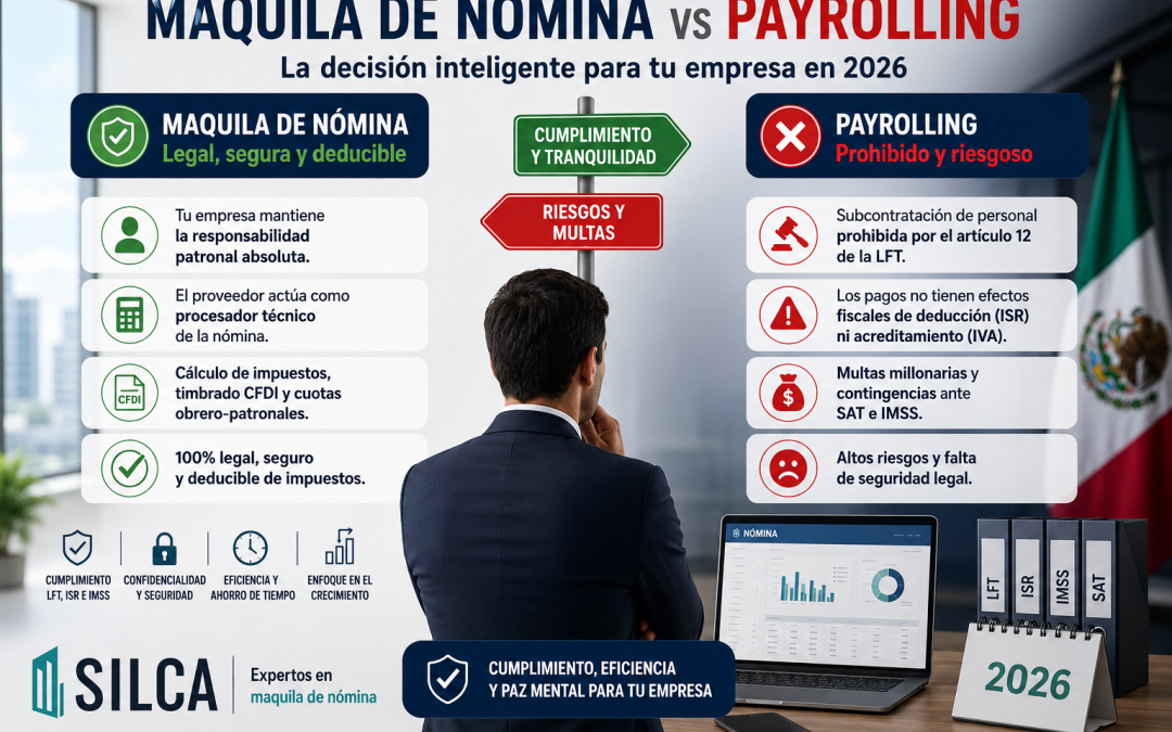 Nómina Interna vs Payrolling en México | Silca